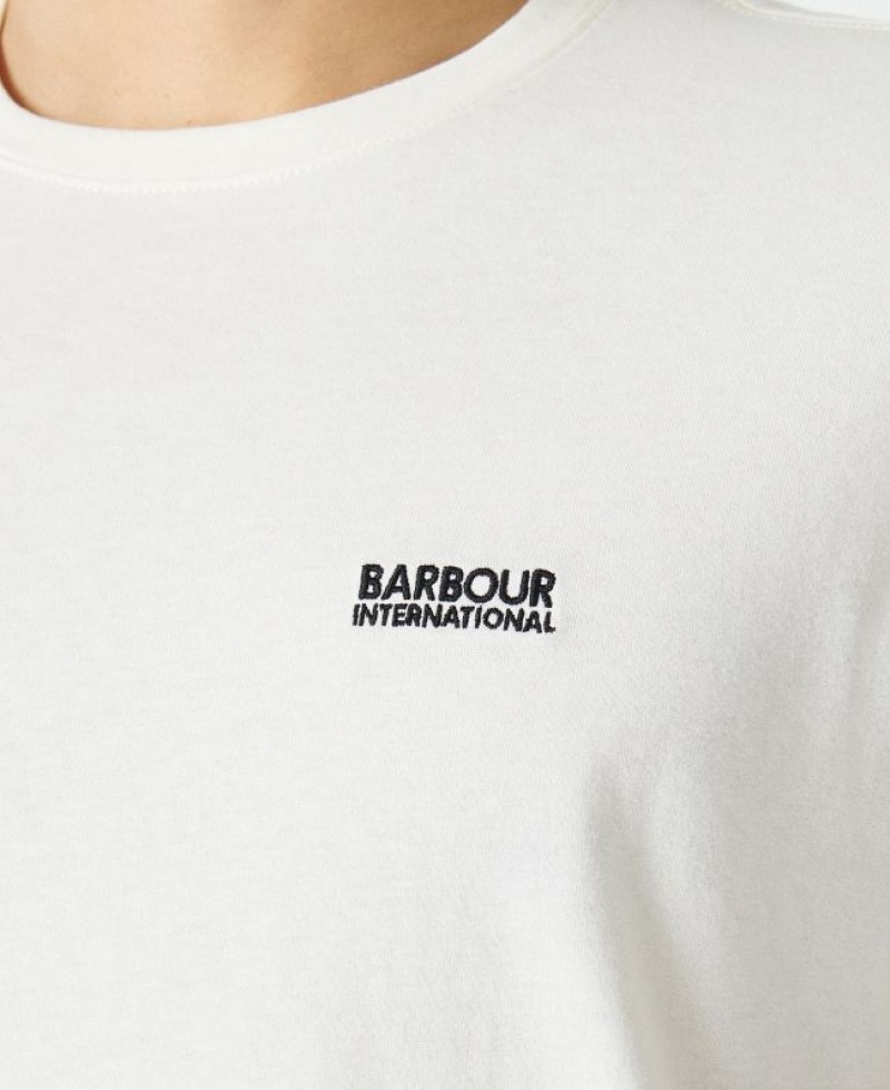 White Men Barbour International Torque Tipped T-Shirts | US-7348DGCJV