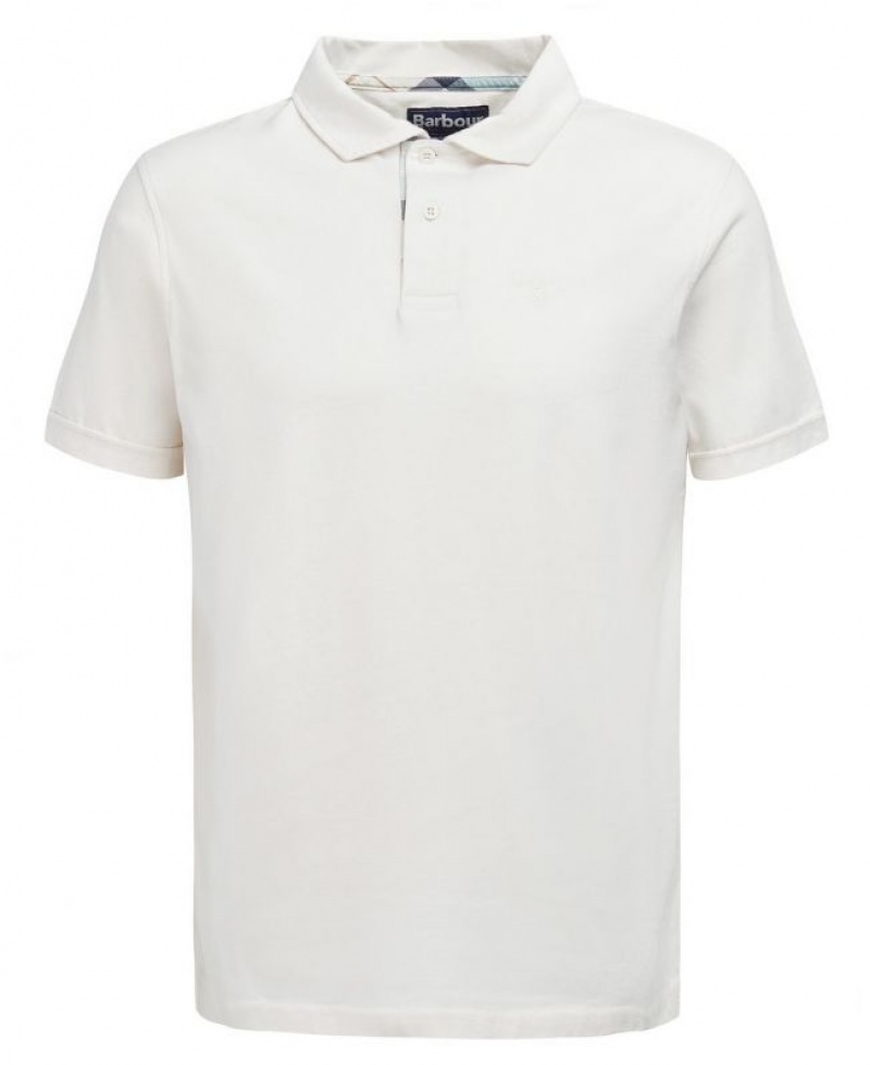 White Men Barbour Kirkhill Polo Shirt | US-4219XSRBE