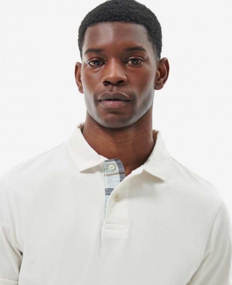 White Men Barbour Kirkhill Polo Shirt | US-4219XSRBE