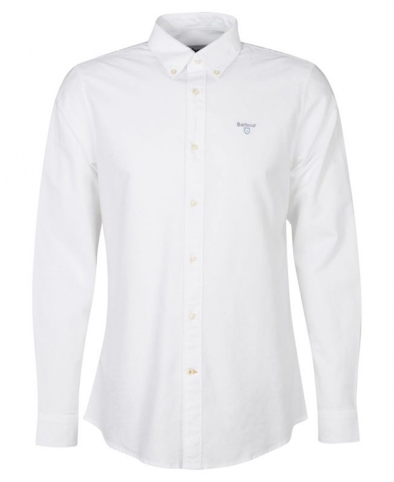 White Men Barbour Oxford Tailored Shirts | US-2834FECJL