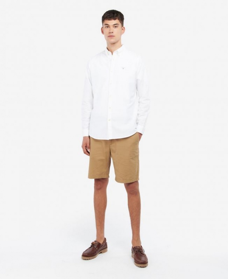 White Men Barbour Oxford Tailored Shirts | US-2834FECJL