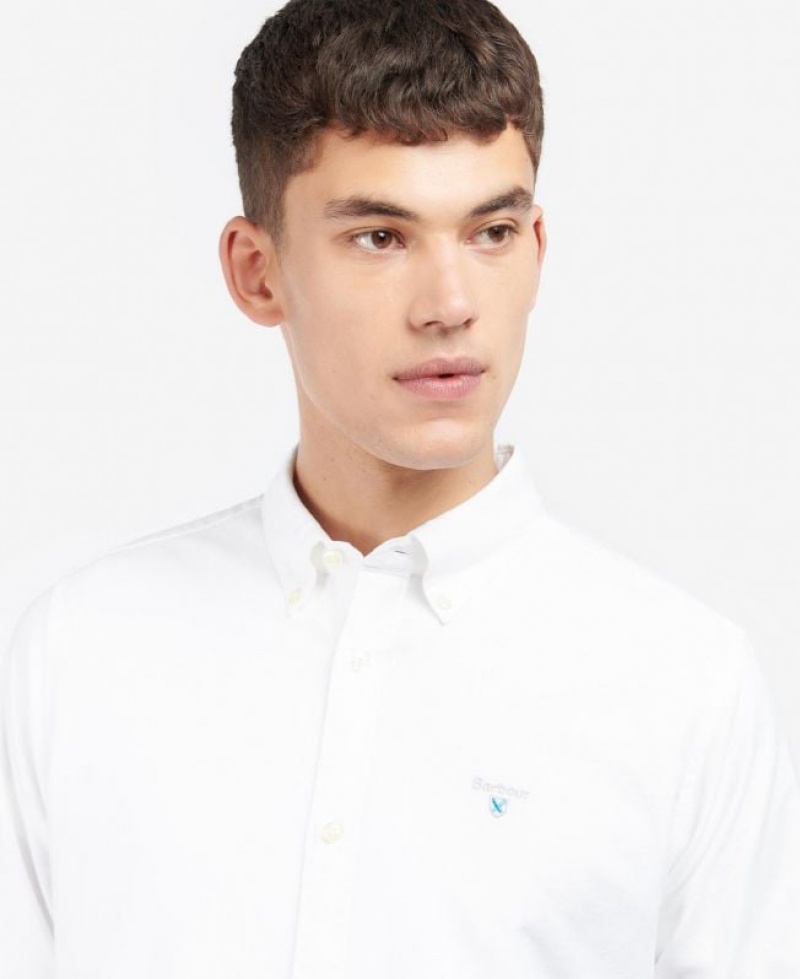 White Men Barbour Oxford Tailored Shirts | US-2834FECJL