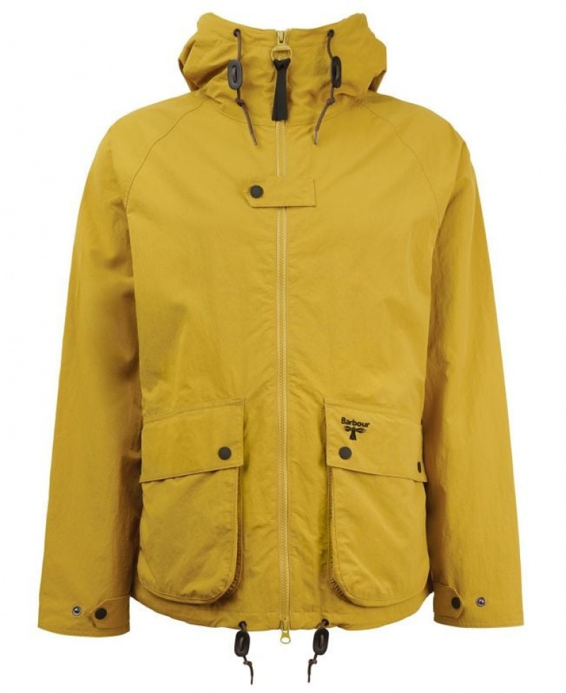 Yellow Men Barbour Beacon Tern Bedale Nylon Casual Jacket | US-8213RUAME