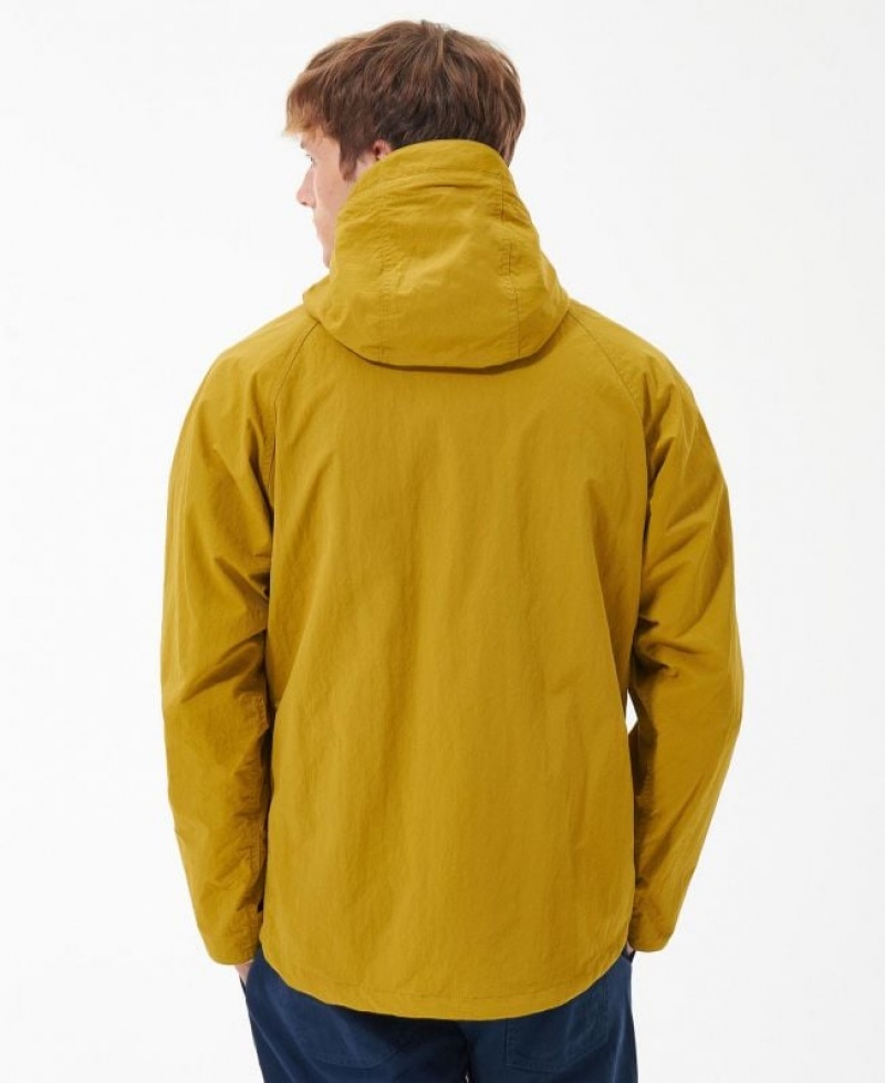 Yellow Men Barbour Beacon Tern Bedale Nylon Casual Jacket | US-8213RUAME