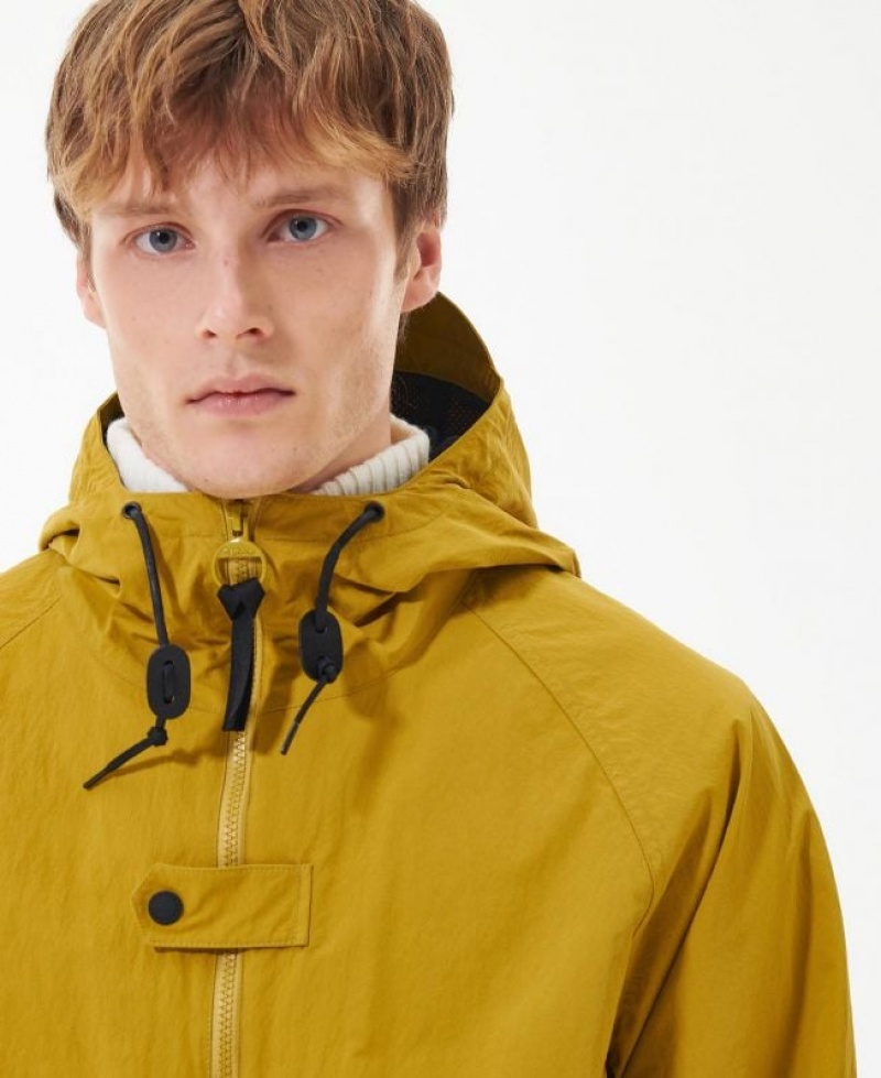 Yellow Men Barbour Beacon Tern Bedale Nylon Casual Jacket | US-8213RUAME